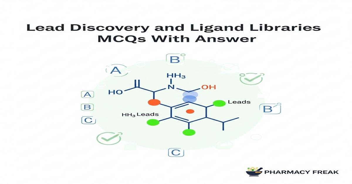 Lead discovery and ligand libraries MCQs With Answer