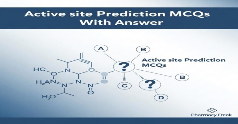 Active site prediction MCQs With Answer