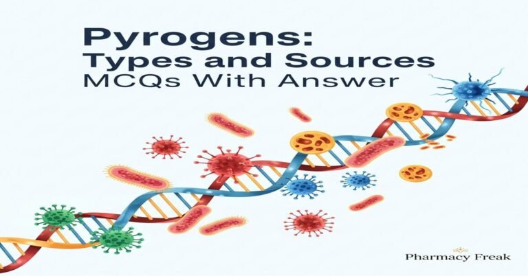 Pyrogens: types and sources MCQs With Answer