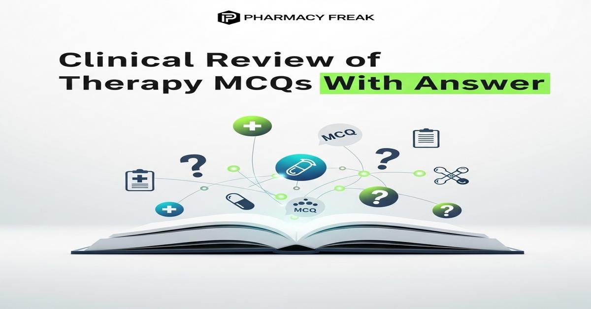 Clinical review of therapy MCQs With Answer