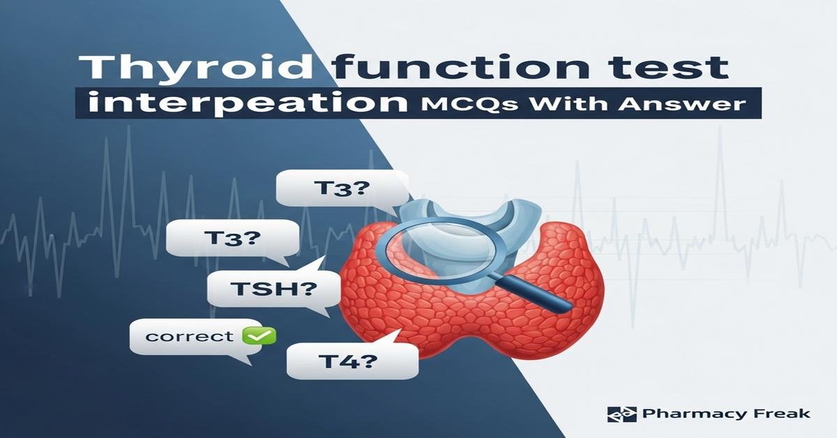 Thyroid function test interpretation MCQs With Answer