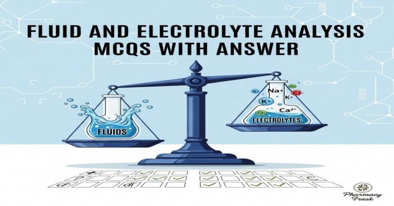Fluid and electrolyte analysis MCQs With Answer