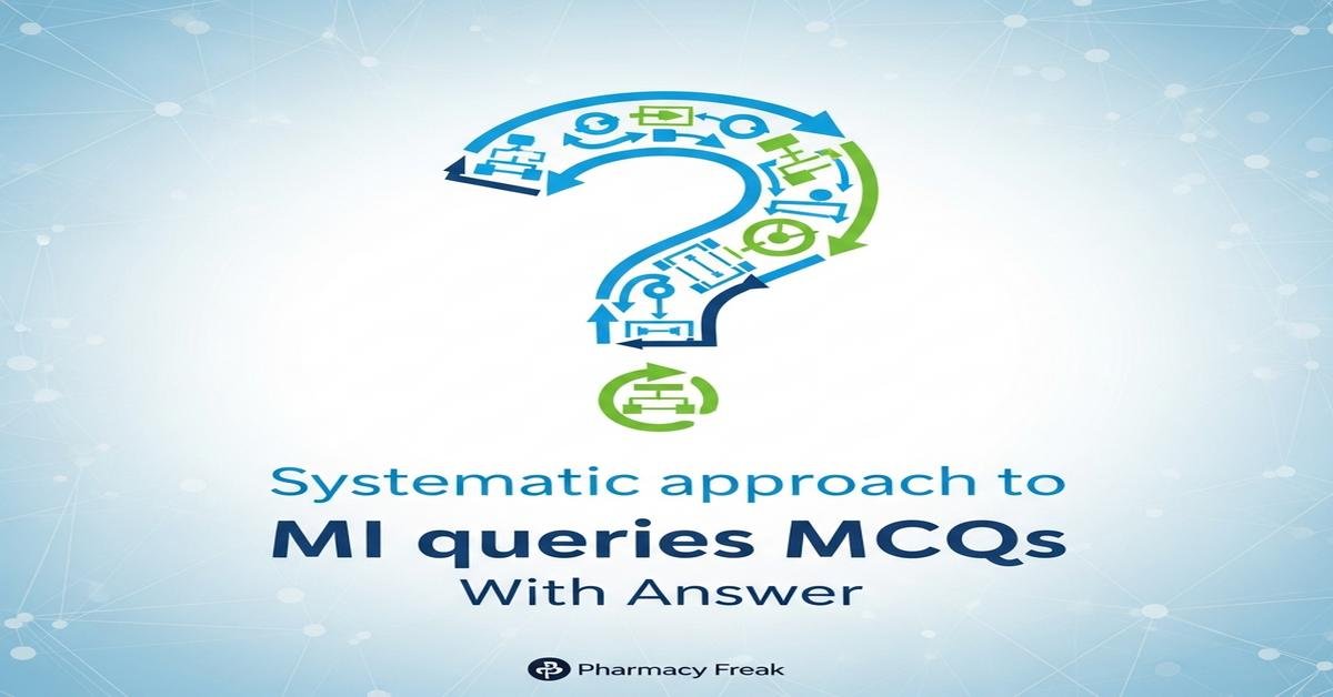 Systematic approach to MI queries MCQs With Answer