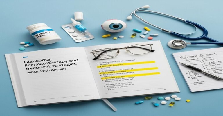 Glaucoma: pharmacotherapy and treatment strategies MCQs With Answer