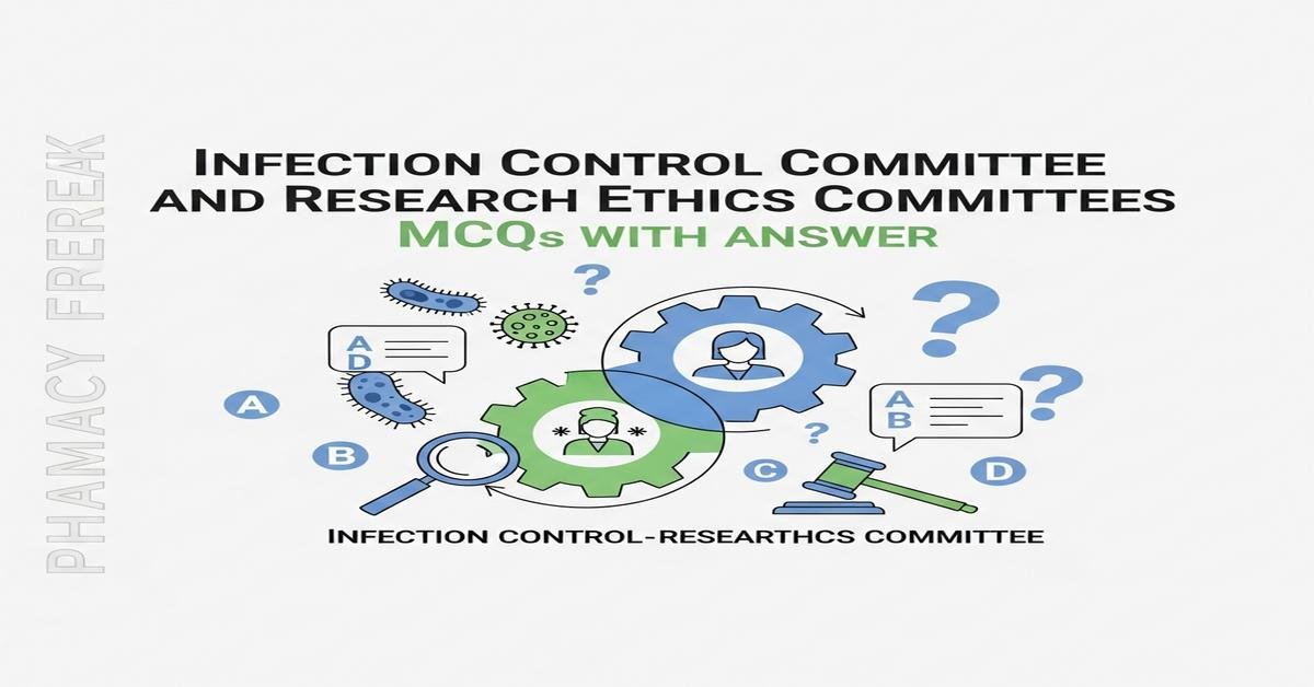 Infection control committee and research ethics committees MCQs With Answer