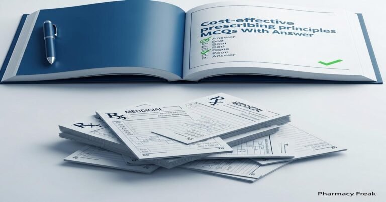 Cost-effective prescribing principles MCQs With Answer