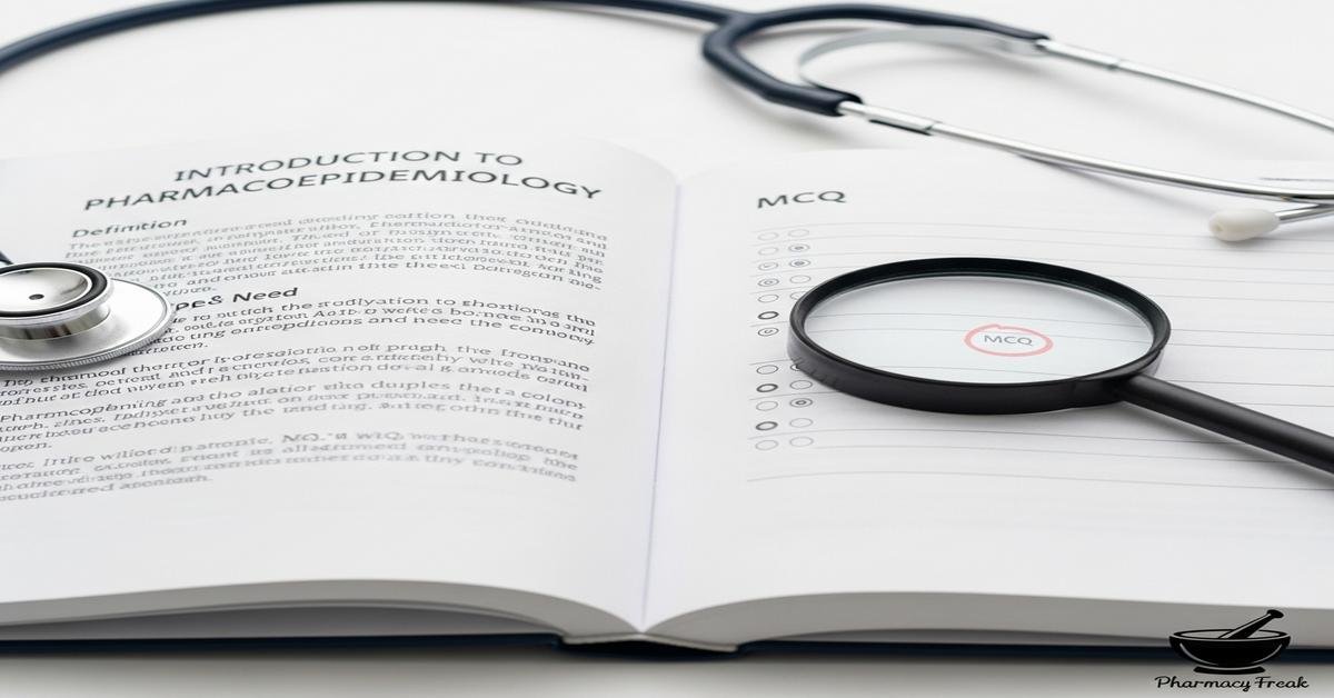 Introduction to pharmacoepidemiology: definition, scope and need MCQs With Answer