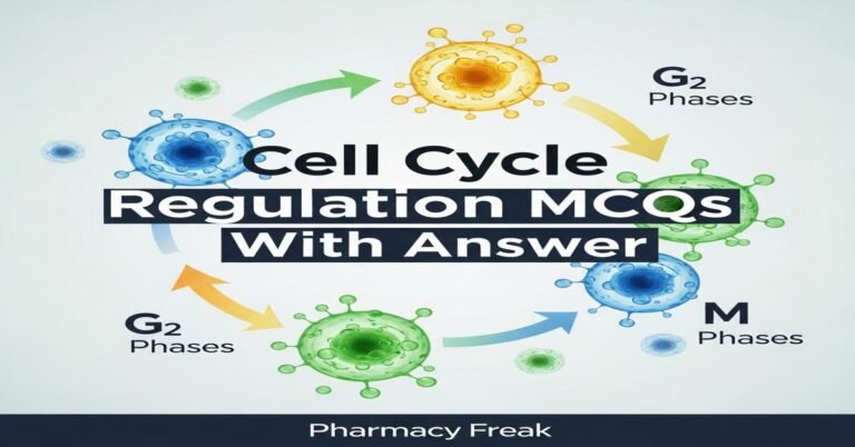 Cell cycle regulation MCQs With Answer