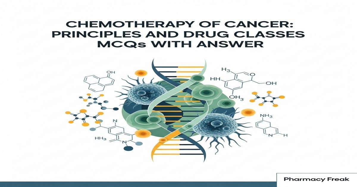 Chemotherapy of cancer: principles and drug classes MCQs With Answer