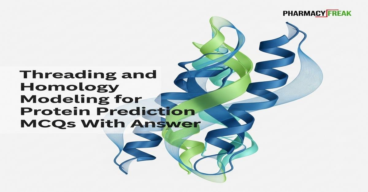 Threading and homology modeling for protein prediction MCQs With Answer