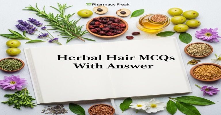 Herbal hair oils MCQs With Answer