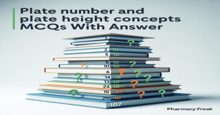 Plate number and plate height concepts MCQs With Answer