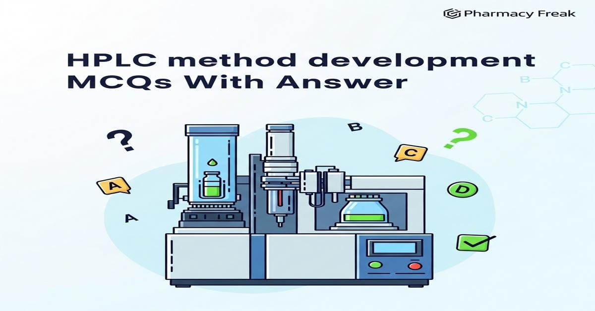 HPLC method development MCQs With Answer