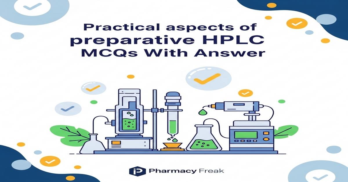 Practical aspects of preparative HPLC MCQs With Answer