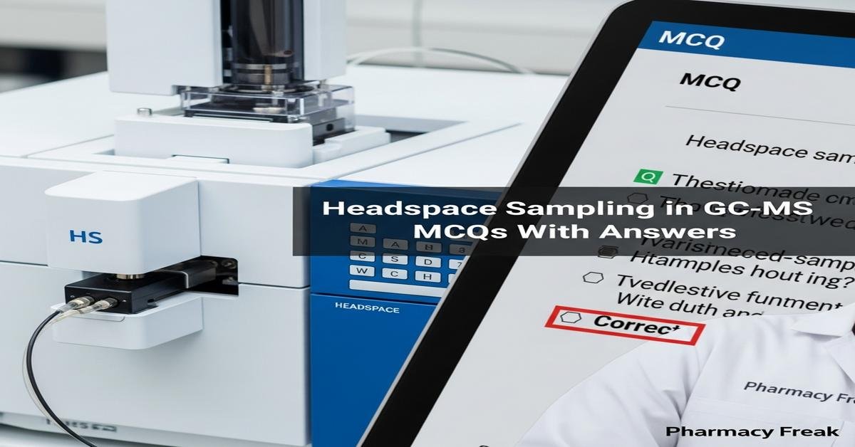 Headspace sampling in GC MCQs With Answer