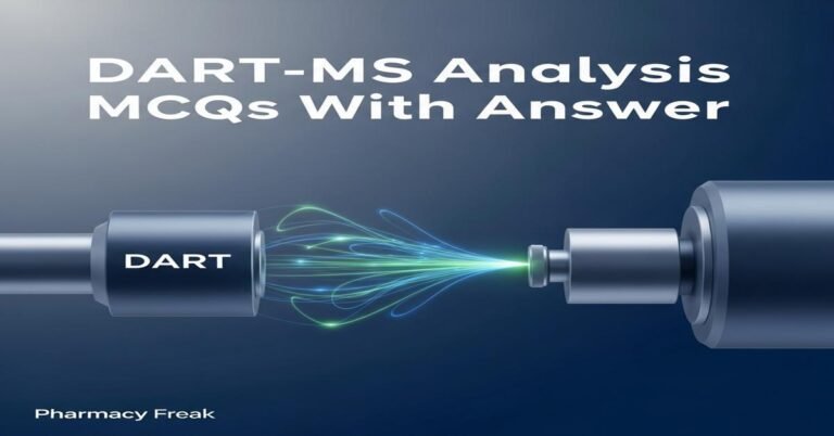 DART-MS analysis MCQs With Answer