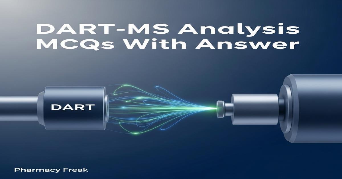 DART-MS analysis MCQs With Answer