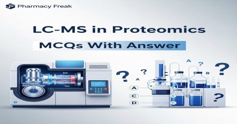 LC-MS in proteomics MCQs With Answer