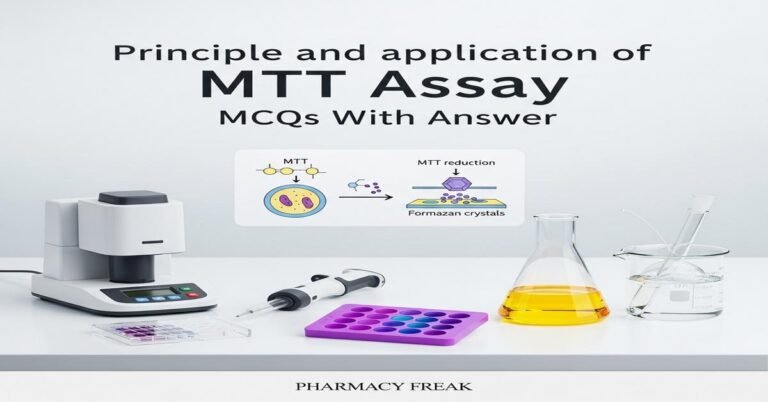 Principle and application of MTT assay MCQs With Answer