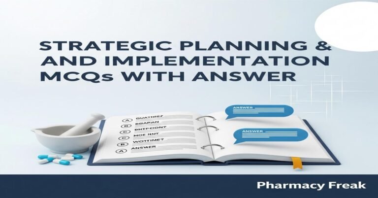 Strategic planning and implementation MCQs With Answer