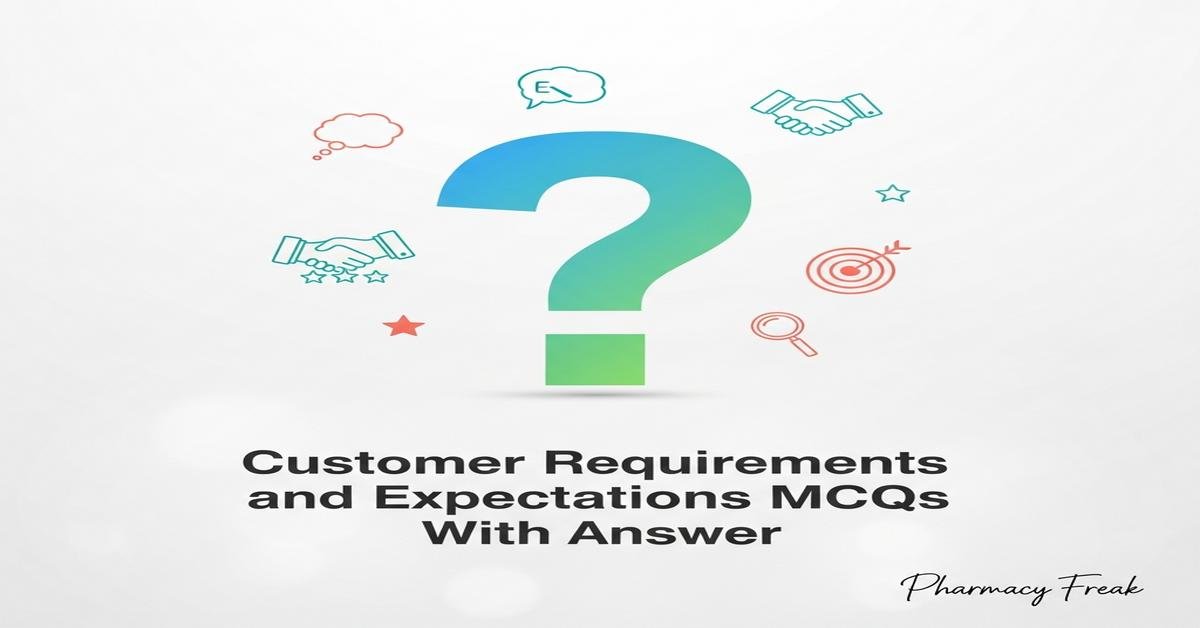 Customer requirements and expectations MCQs With Answer