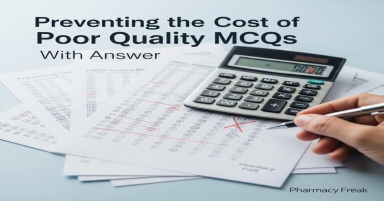 Preventing cost of poor quality MCQs With Answer
