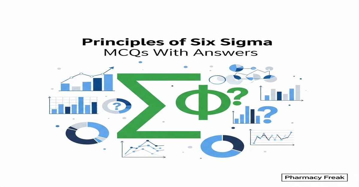 Principles of Six Sigma MCQs With Answer