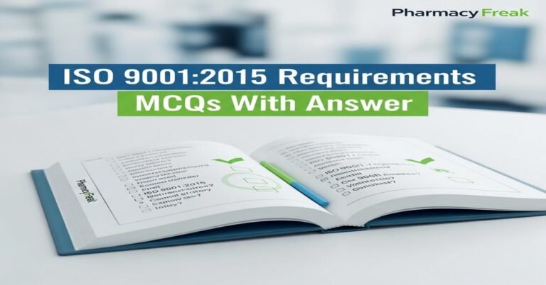 ISO 9001:2015 requirements MCQs With Answer