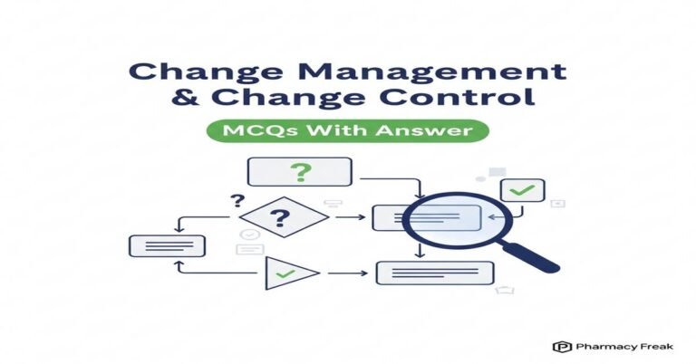 Change management and change control MCQs With Answer