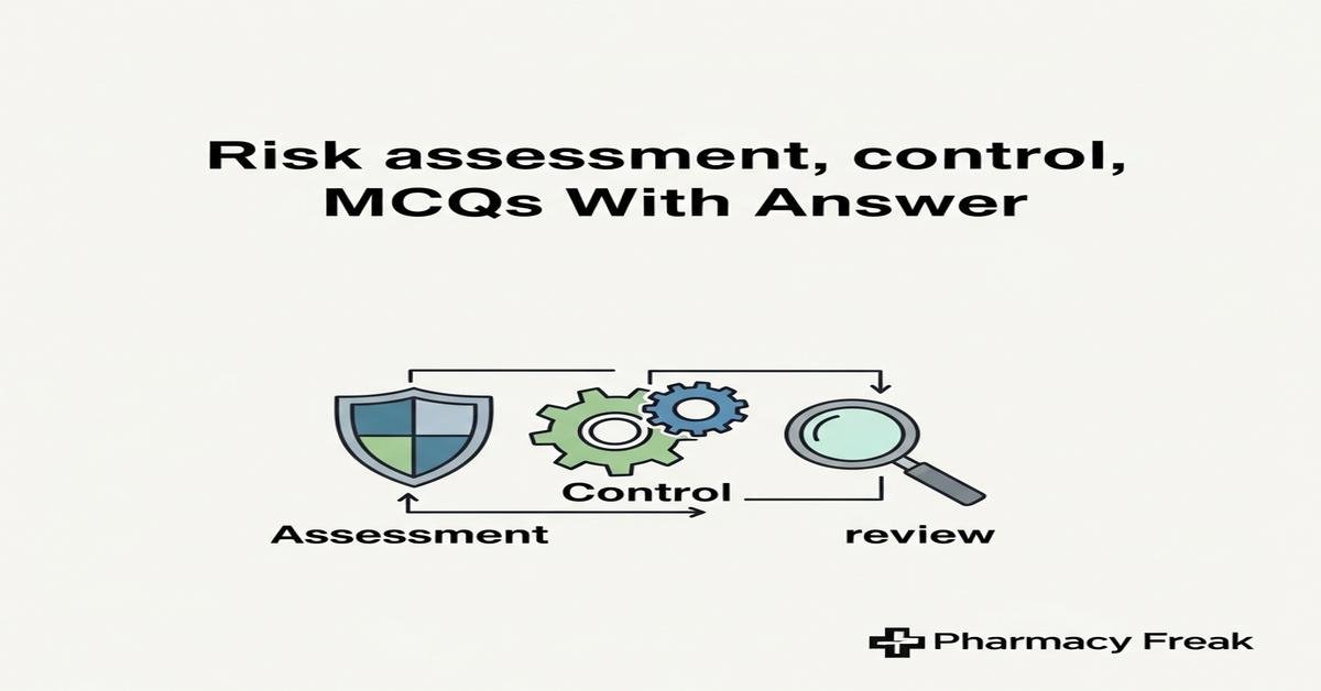 Risk assessment, control, review MCQs With Answer