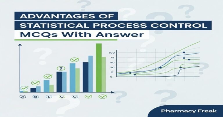 Advantages of statistical process control MCQs With Answer