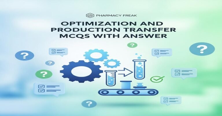 Optimization and production transfer MCQs With Answer
