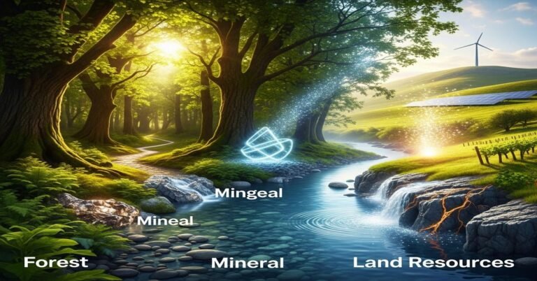 Forest, water, mineral, energy, and land resources MCQs With Answer
