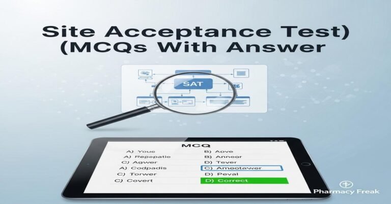 Site Acceptance Test (SAT) MCQs With Answer