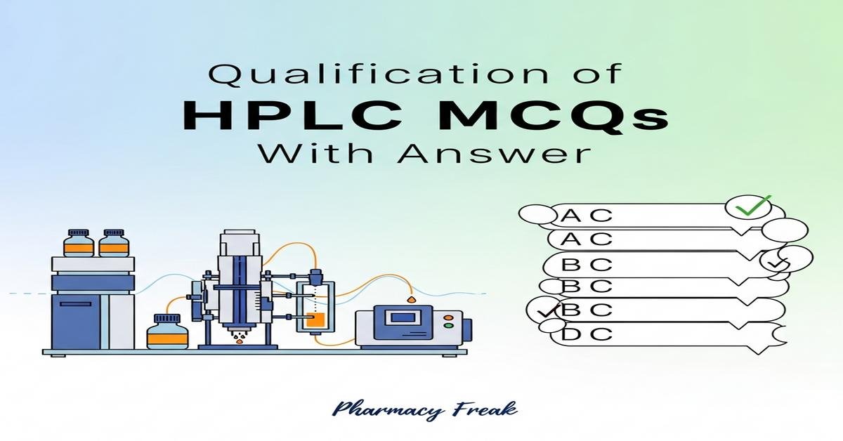 Qualification of HPLC MCQs With Answer
