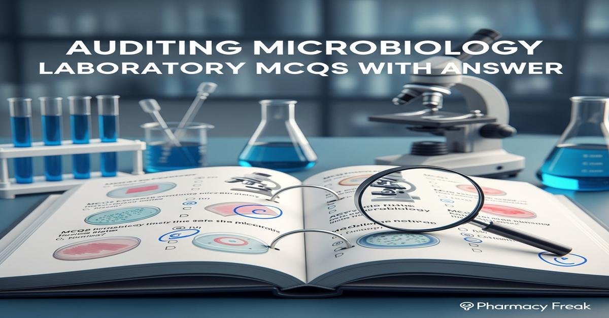 Auditing microbiology laboratory MCQs With Answer