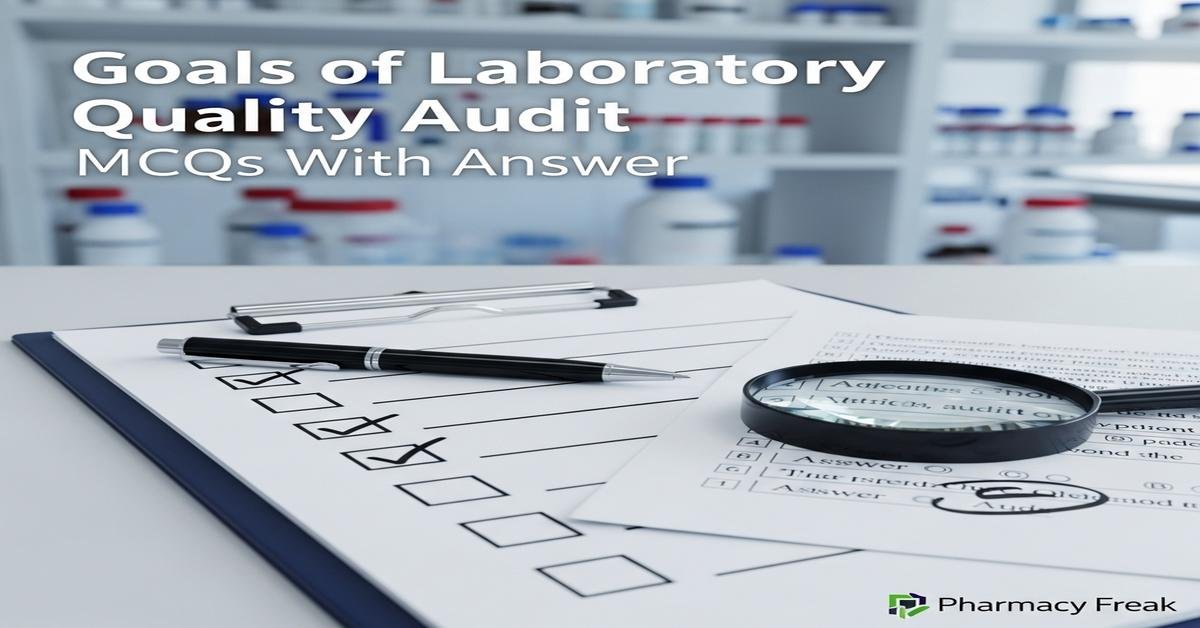 Goals of laboratory quality audit MCQs With Answer