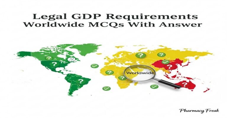 Legal GDP requirements worldwide MCQs With Answer