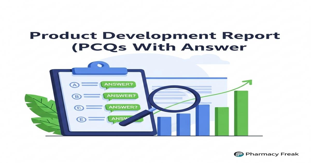 Product Development Report (PDR) MCQs With Answer