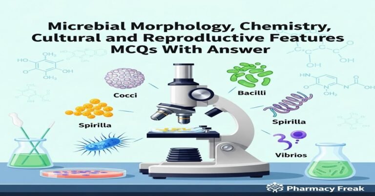 Microbial morphology, chemistry, cultural and reproductive features MCQs With Answer