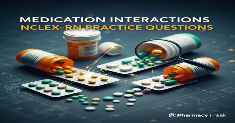 Medication interactions NCLEX-RN Practice Questions