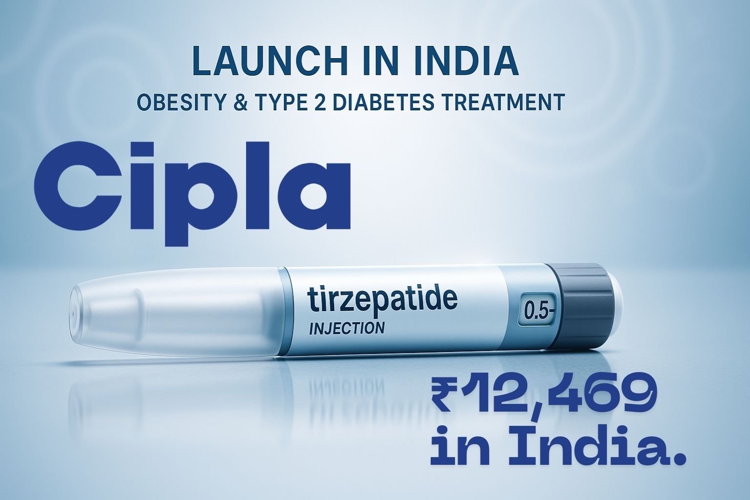 Cipla Yurpeak tirzepatide 2.5 mg KwikPen price in India