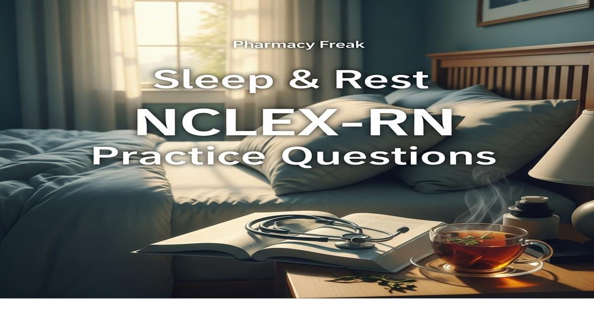 Sleep & rest NCLEX-RN Practice Questions