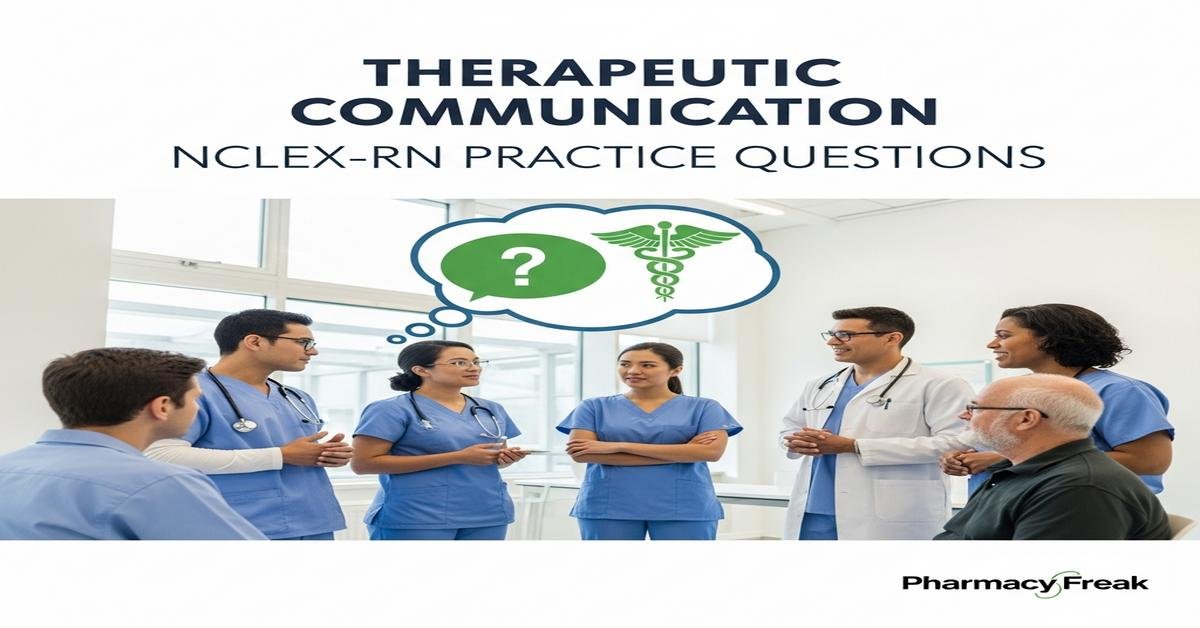 Therapeutic communication NCLEX-RN Practice Questions