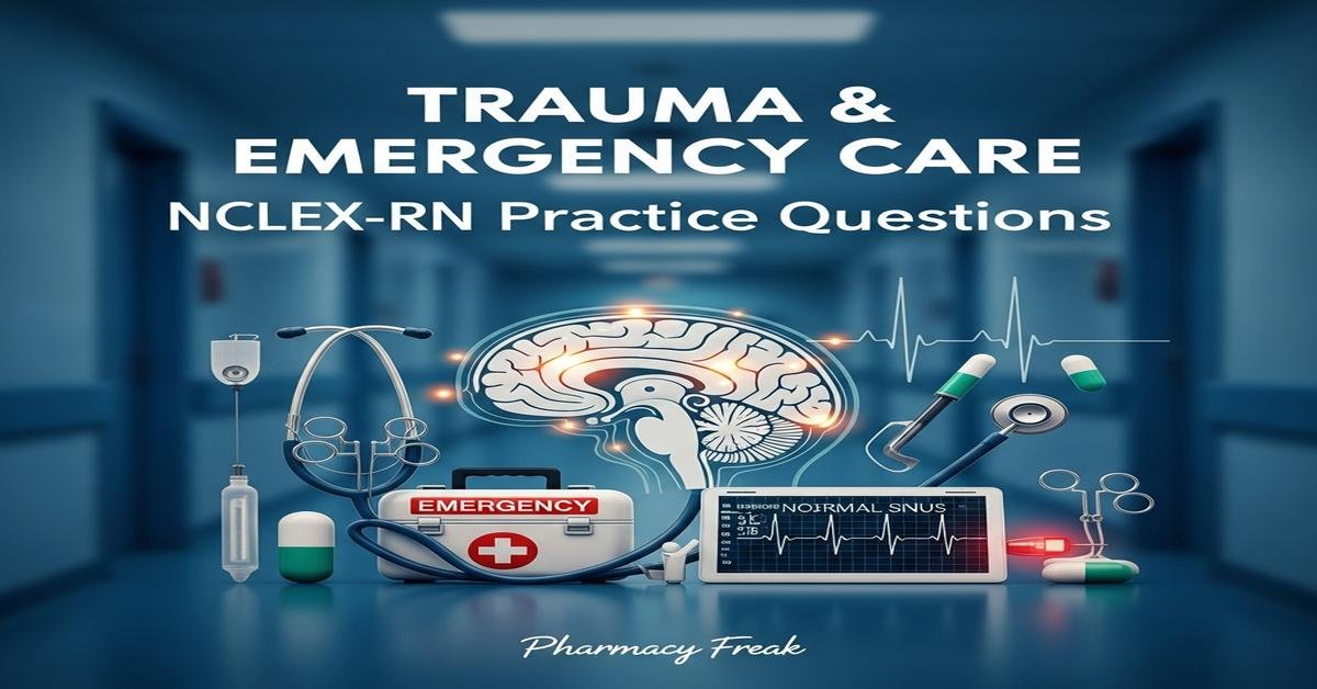 Trauma & emergency care NCLEX-RN Practice Questions