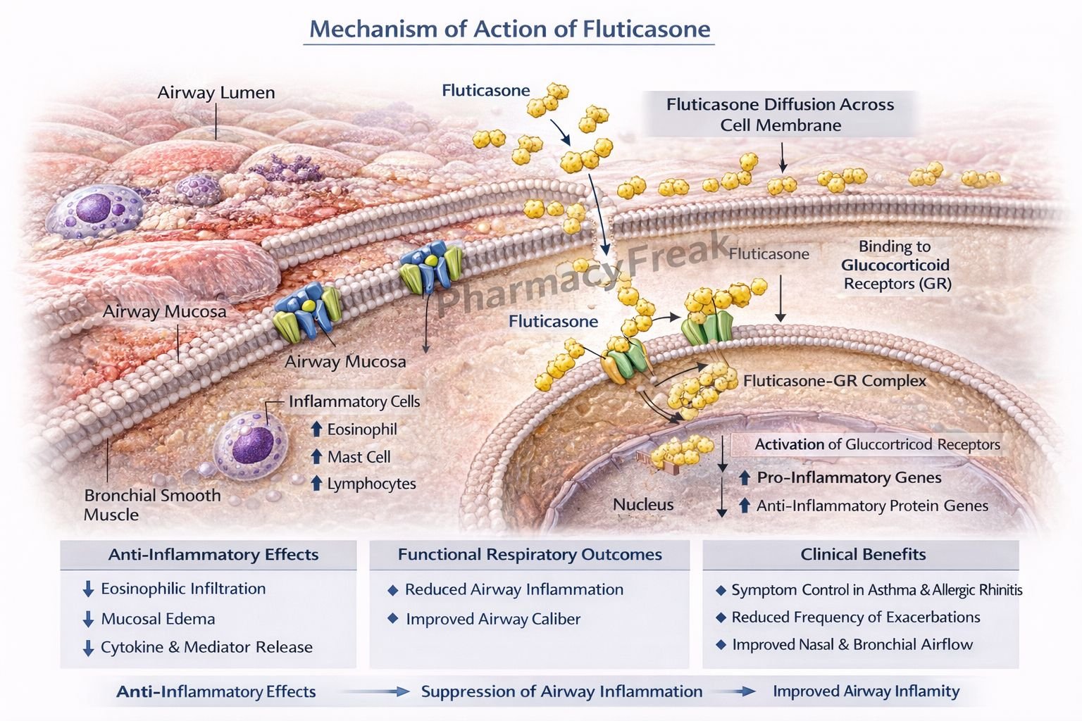 Mechanism of Action of Fluticasone