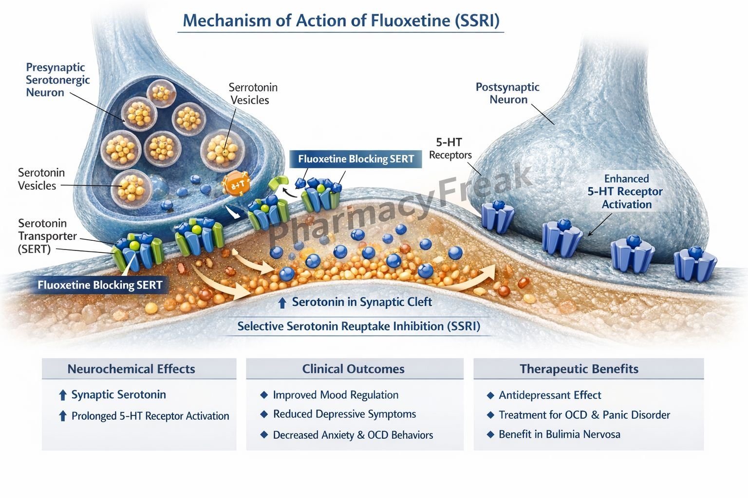 Mechanism of Action of Fluoxetine