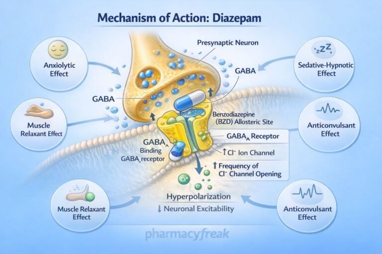 Mechanism of Action of Diazepam