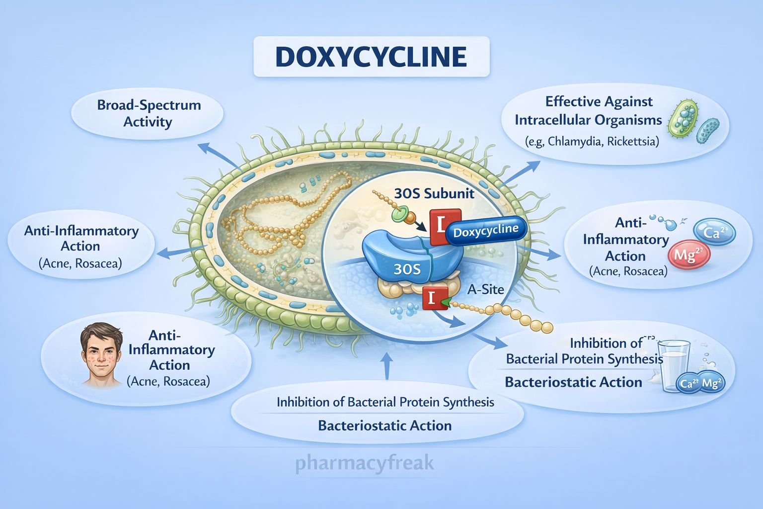 Mechanism of Action of Doxycycline