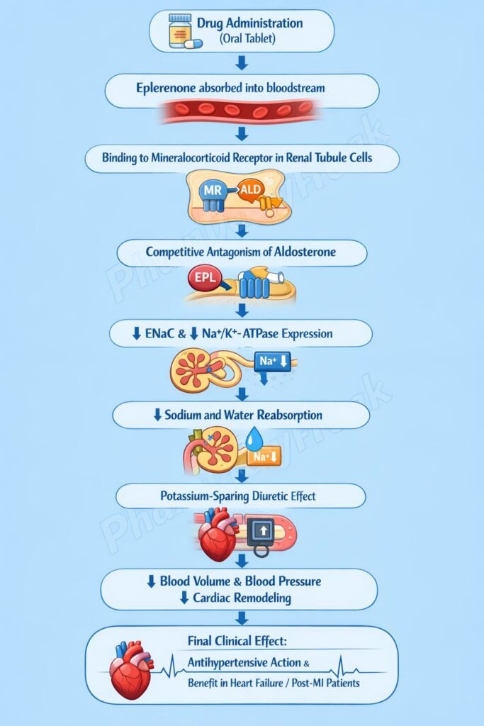 Mechanism of action of drugs flowchart